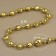 Beads on the threads "Disco Shar", 10/4 mm, 2 m, gold color