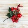 Decor "Winter Magic" Flower Berry Leaves, 21 cm