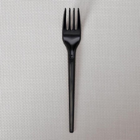 Plastic disposable Black Plastic Plastic Premium, 16.5 cm-2