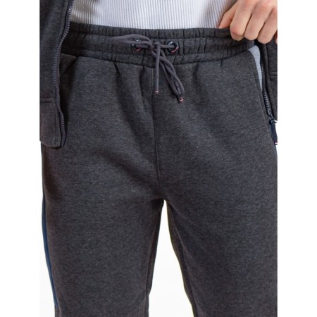 Sports costume men's ise, size 52, dark gray color, blue-7