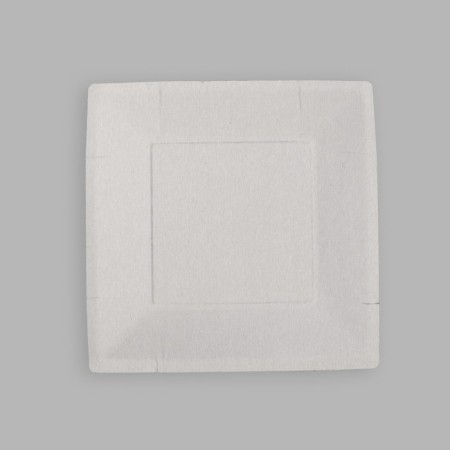 Disposable plate paper square "balls" (21 cm)-4