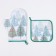 Set of kitchen. Ethel "Fairytale Forest": 19x19 cm, mittens-capture 20x28 cm, 100% HL