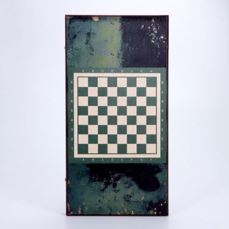 Board game 2 in 1 "dog": large backgammon, checkers, board 60 x 60 cm-7