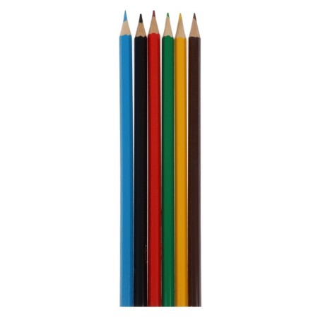 Pencils 6 colors Calligrata, wooden, hexagonal-1