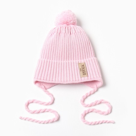 Children's hat Minaku, rr 42-44, pale pink color-3