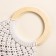 Female Bag Sl Home, manual weaving, cotton, ring 14.5 cm, 30 × 45 cm