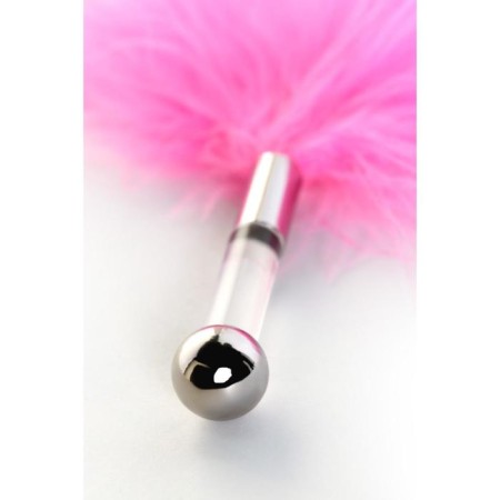 Toyfa Theater tickle, plastic, feather, pink, 13 cm-1