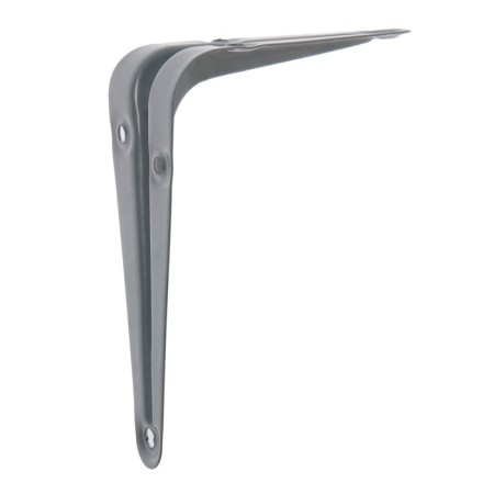 Bracket, 100x75x0.8 mm, metal, chromium color, 1 pc.