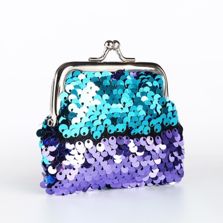 Wallet on the farmar, turquoise color/blue-1
