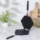 The pan -double “nuts”, 40 × 21 × 3.3 cm, plastic handle, black color