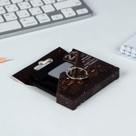 Set of "best in everything": a stand for a phone and a ring on a cover-1