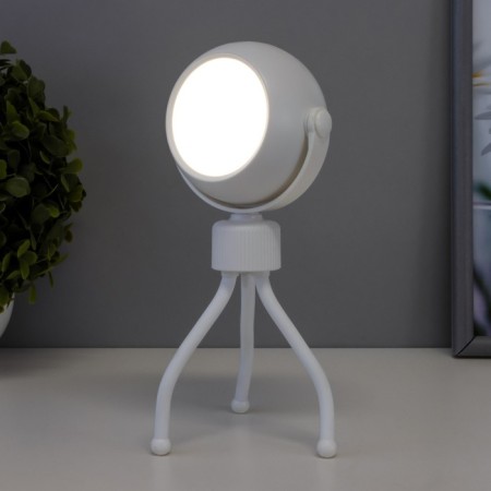 Octopus table lamp LED 2W USB AKB White 6x6x20.5 cm Risalux-1