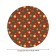 The tablecloth "Christmas radiance", round, oxford, elastic band, size 140x140 cm, diameter 105-120 cm