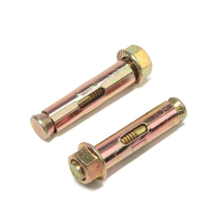 Anchor bolt of scrap, with a nut, galvanized, 12x60 mm, 80 pcs