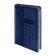 Dated 2025 diary, Escalada, A5 176 sheets, solid cover to leatzers with foam rubber, pancake embossing, perforation on the cover, block 70 g/m2, blue