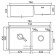 Kitchen sink Gerhans K37843-S, Slear, double, 780x430x220 mm, with siphon, S = 3.0 and 0.8 mm, glossy