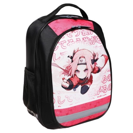 School backpack, 37 x 27 x 16 cm, ergonomic back, calligrata b "Sakura"-5