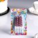 Candles in the cake "Spiral", 10 pcs, medium, 5 cm, pink metallic
