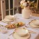 The tablecloth "Ethel" Cozy 150*300 +/- 3cm, cell, pl. 192 g/m2, hl with VGMO