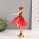 Polystone souvenir "Ballerina in red" 15x6.5x31.5 cm