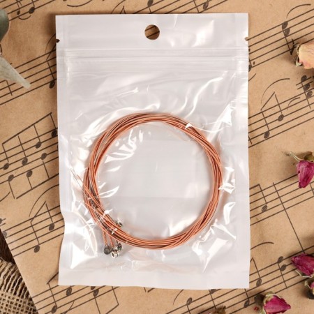 Strings for the acoustic guitar of Music Life 6 pcs, copper braid-3