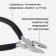 Pla -crossbars tundra tundra, nickelled, rubberized handles, 120 mm