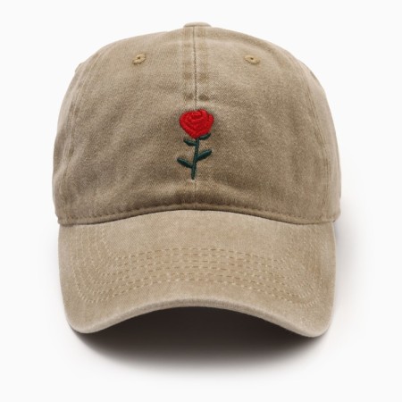 Women's cap "rose" Minaku, col. Beige, river 58-3