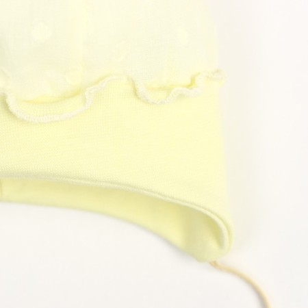 Children's hat, yellow color, size 46-48-1