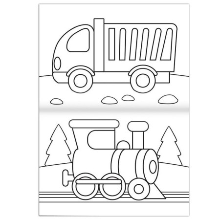 Coloring "Transport", 16 p., A4 format-1