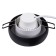 Point built-in lamp Arte Lamp Heze A6665PL-1BK, GU10, 50 W, 9.8x9.8x3.2 cm, black, white