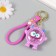 Trick rubber with carbine, strap "Chudik" with decor 6x5x2.5 cm
