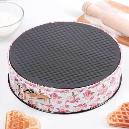 Baking uniform detective shade “Bukemik. Circle ", d = 26 cm, anti -stick coating, white color-3