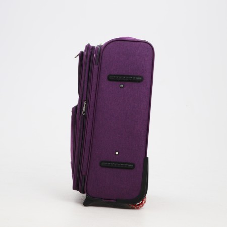 Small 24 suitcase "on lightning, code castle, with extension, purple color-3