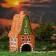 Aroma lace house "Bell", handmade, mix, 16 cm