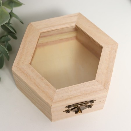 Board for painting a polyhedron with a glass insert 10x9x4.5 cm-4