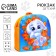 Baby plush backpack for the girl "Bunny in carrots", 26 × 24 cm, for the New Year