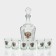 Glass set for wine "Eagle", 50 ml, 7 items