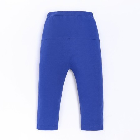 Pants for a boy, dark blue color, height 74 cm-5