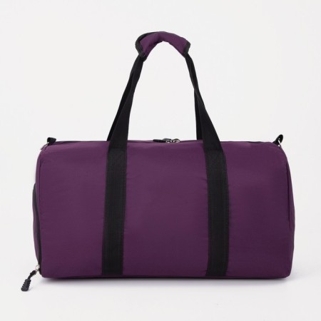 Sports bag with lightning, shoe department, external pocket, purple color-1