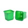 Pot for seedlings, 210 ml, d = 7 cm, h = 6.5 cm, green, in a set of 10 pcs., Greengo
