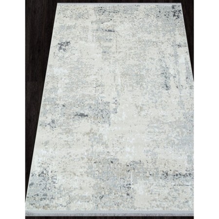 Rectangular carpet Durkar Rubi, size 200x400 cm, color Cream/L.Grey-1