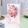Postcard "Happy Anniversary!" Congrev, embossing, bouquet, 12.5 x 19.4 cm