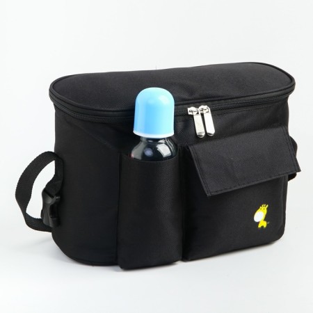 Female bag, black/brown mix color-2