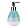 Liquid soap dispenser, 9.3x9.3x17 cm, blue color