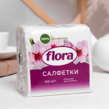 Paper napkins, 24x24 cm, 100 pcs, white