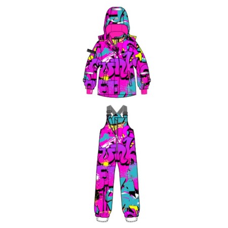 Winter kit for the girl PlayTode: jacket and semi -combineson, height 116 cm-15