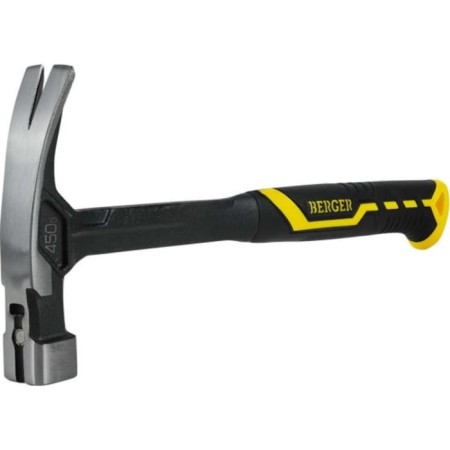 Hammer-Gvvoder Berger BG1527, 3-component handle, magnet for nails, 450 g-1