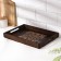 Wooden tray with engraving, 35.3 x24.8 x4 cm