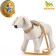 A set of ammunition with a backpack, size m, leash 120 x 1.5 cm, ok 20-32 cm, 24-40 cm, yellow