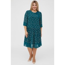 Female dress, size 54, green color